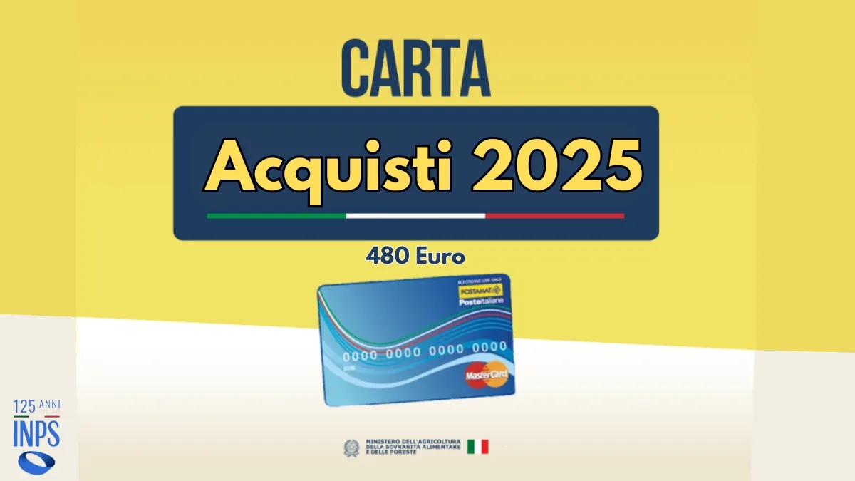 Bonus Spesa 2025: "Carta Dedicata a Te" e "Carta Acquisti" - Ecco tutto